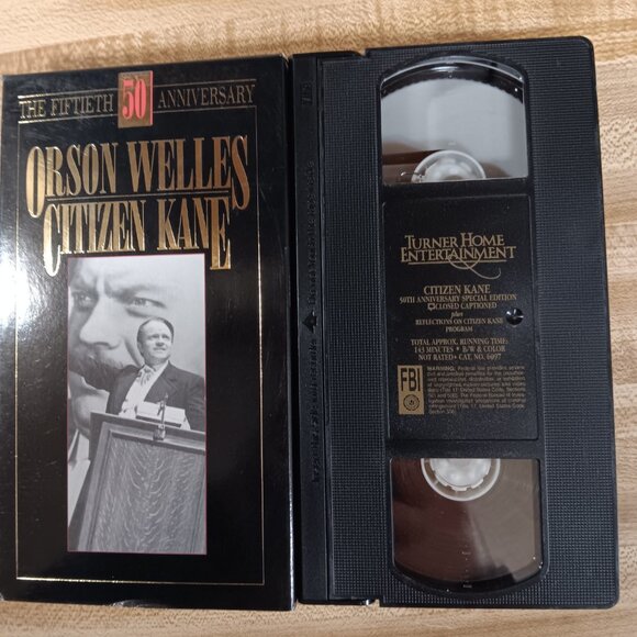 Orson Welles CITIZEN KANE 1941 VHS 50TH Anniversary Turner Home Entertainment VG - Picture 5 of 6